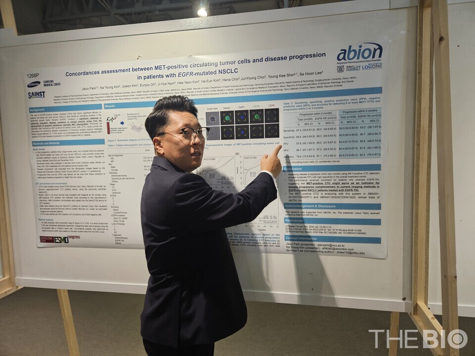ABION Vice President Choi Jun-young: “AI-enhanced MET CTC test ensures fast and accurate lung cancer screening”